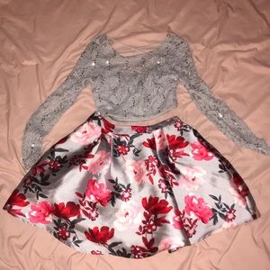 two piece dress